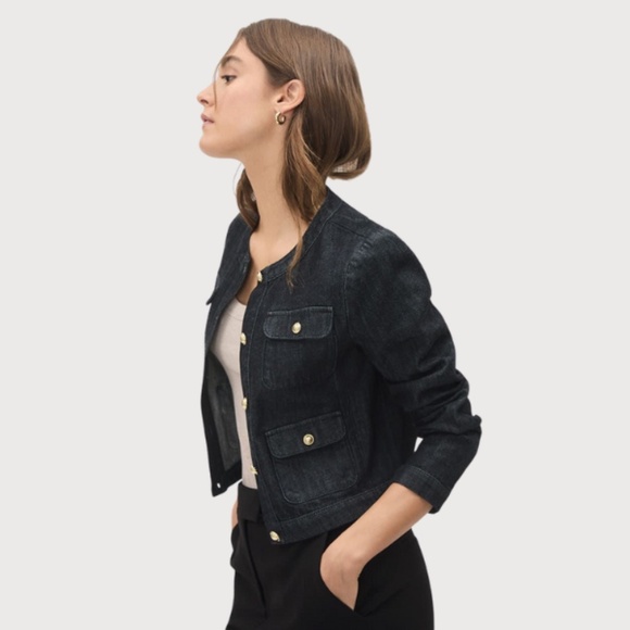 RW&CO. Dark blue denim blazer - Picture 3 of 11